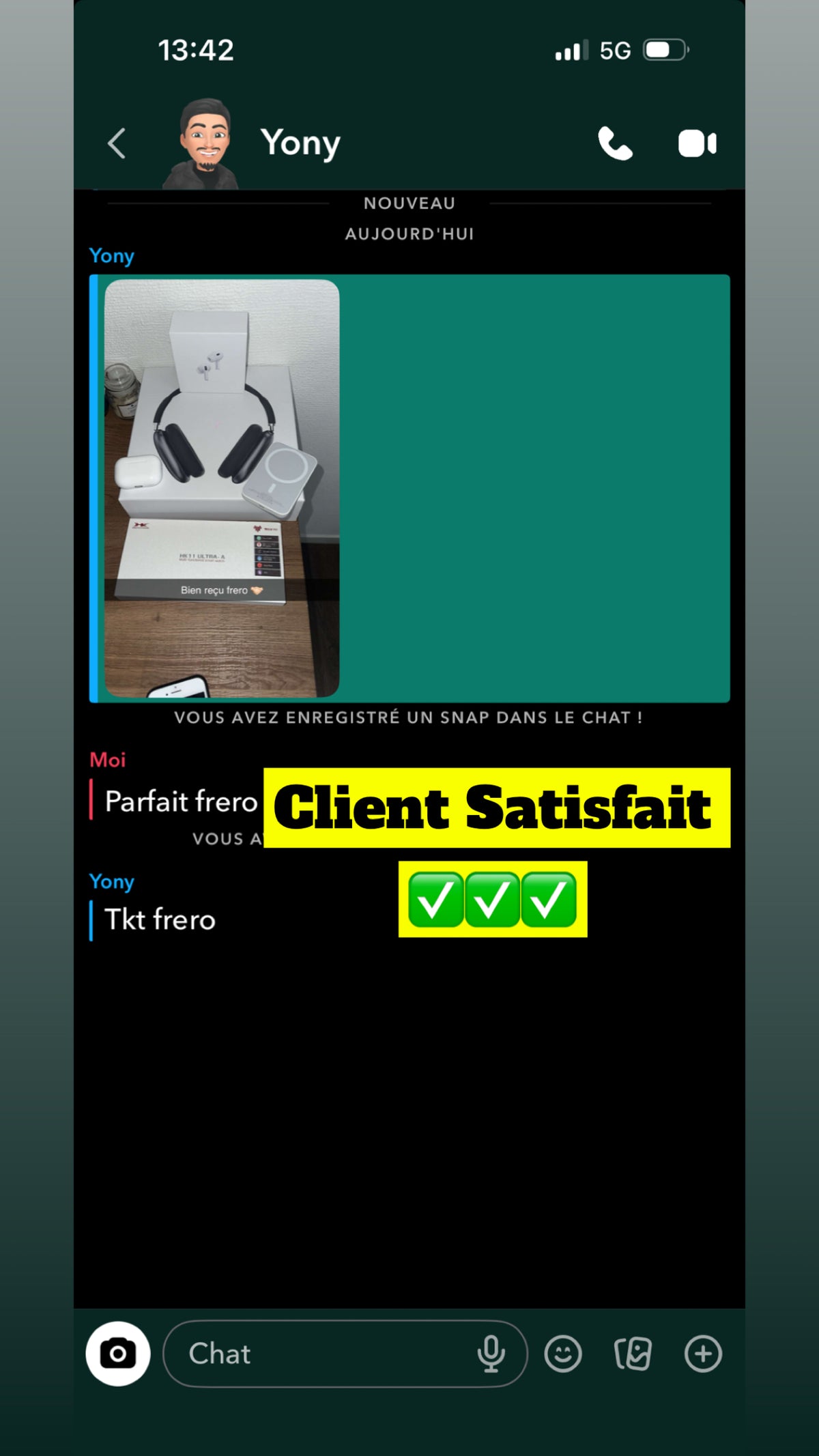 Avis client